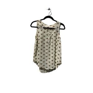 Pearl Cheetah Kitty and Black Polka Dot Small (S) Sleeveless